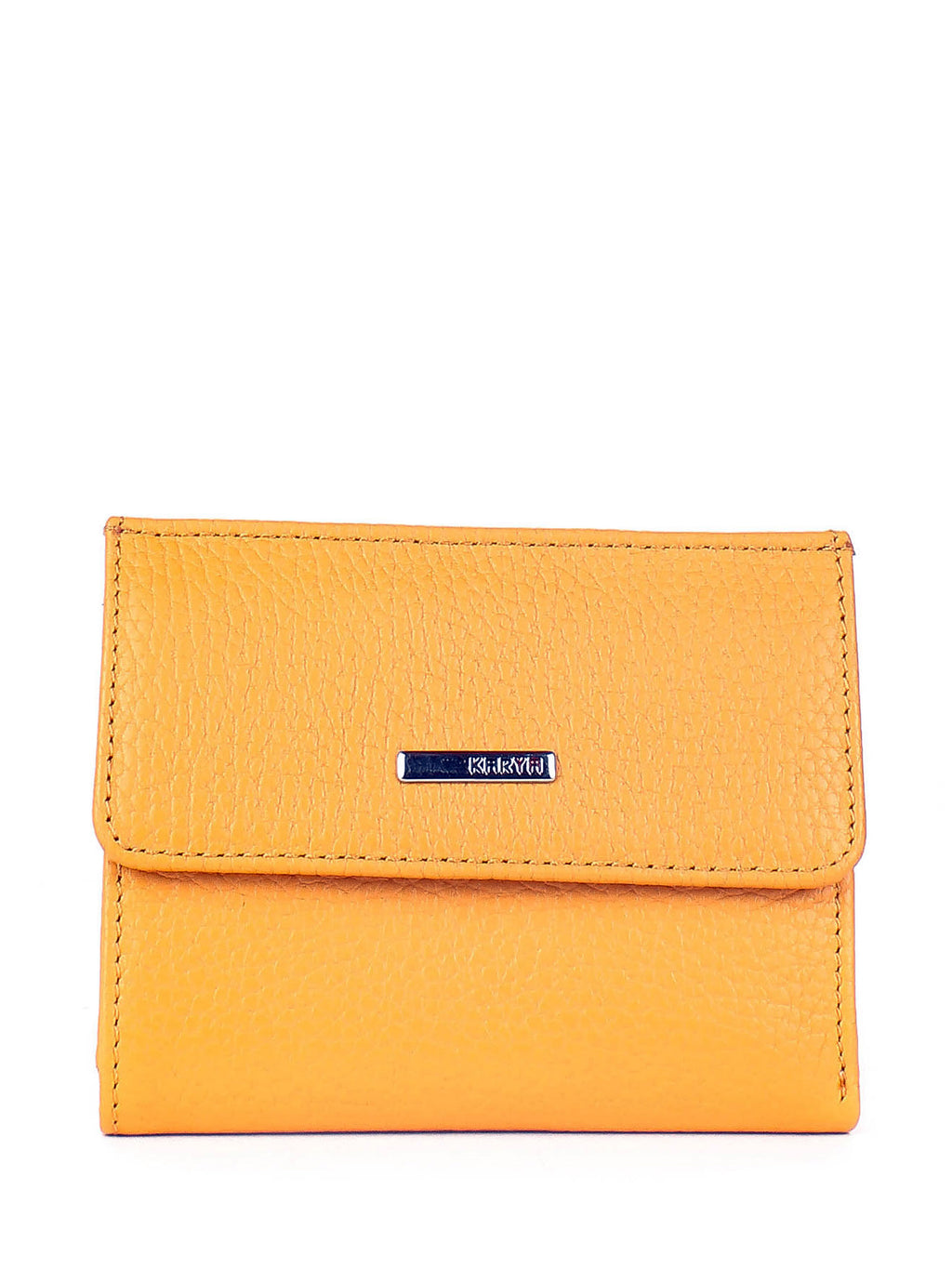 Cartera de piel italiana Amarillo 1065-56