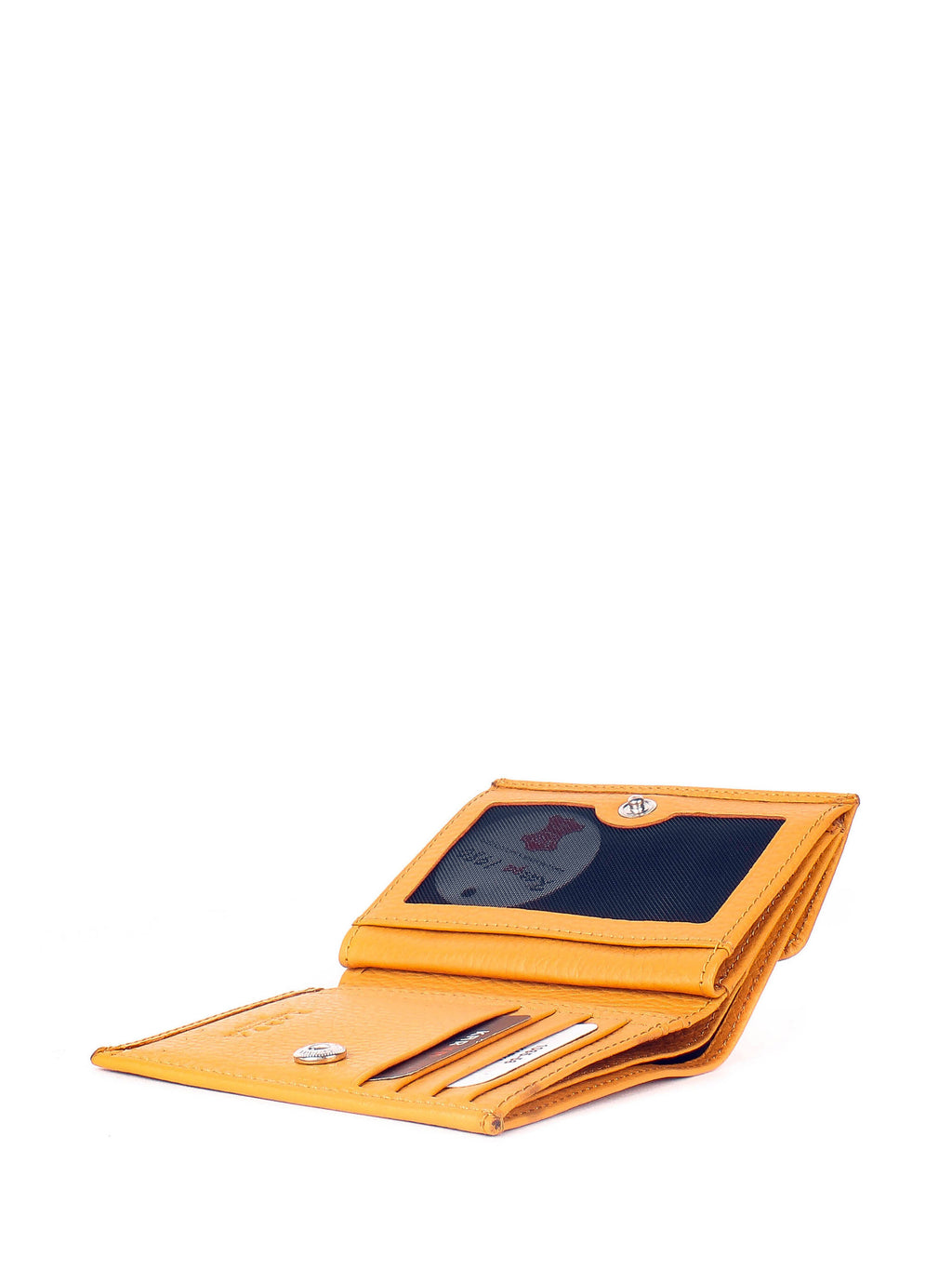 Cartera de piel italiana Amarillo 1065-56