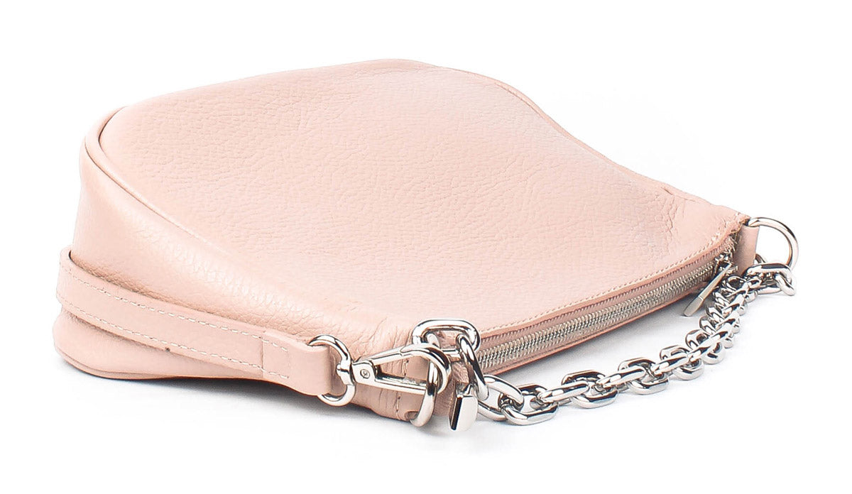 Bandolera de piel italiana Gris 4277-52-32