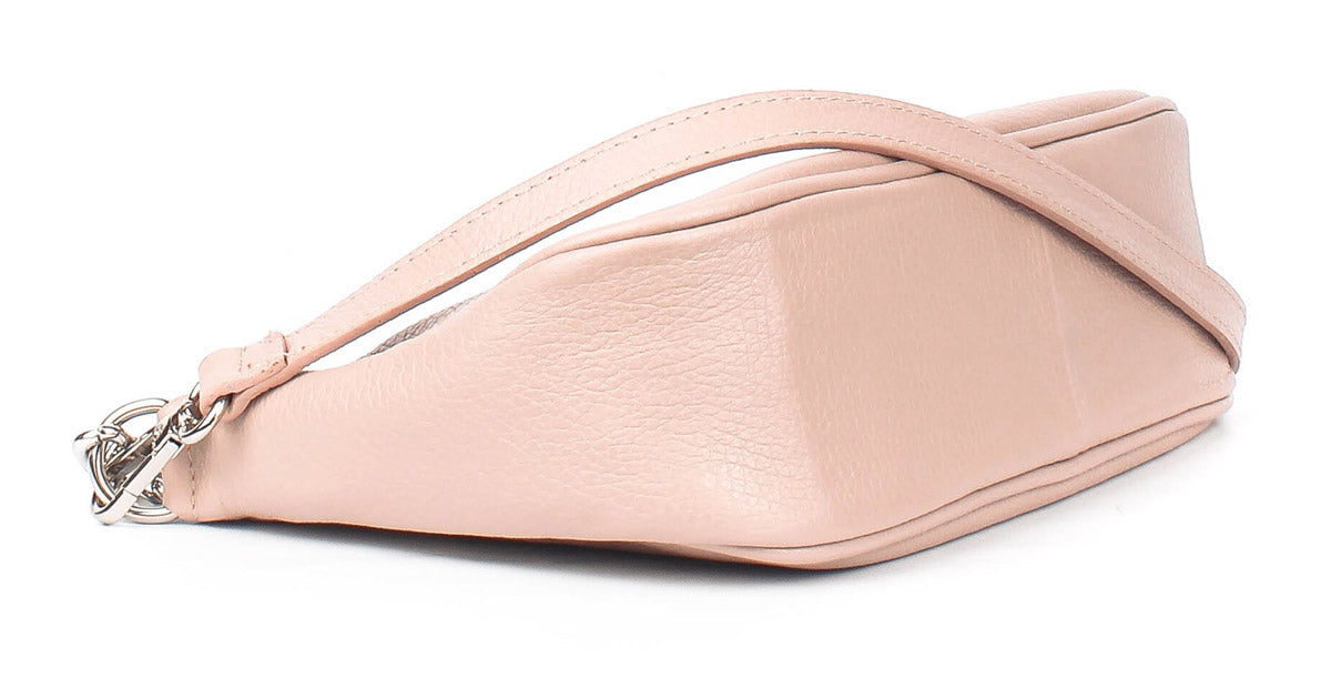 Bandolera de piel italiana Gris 4277-52-32