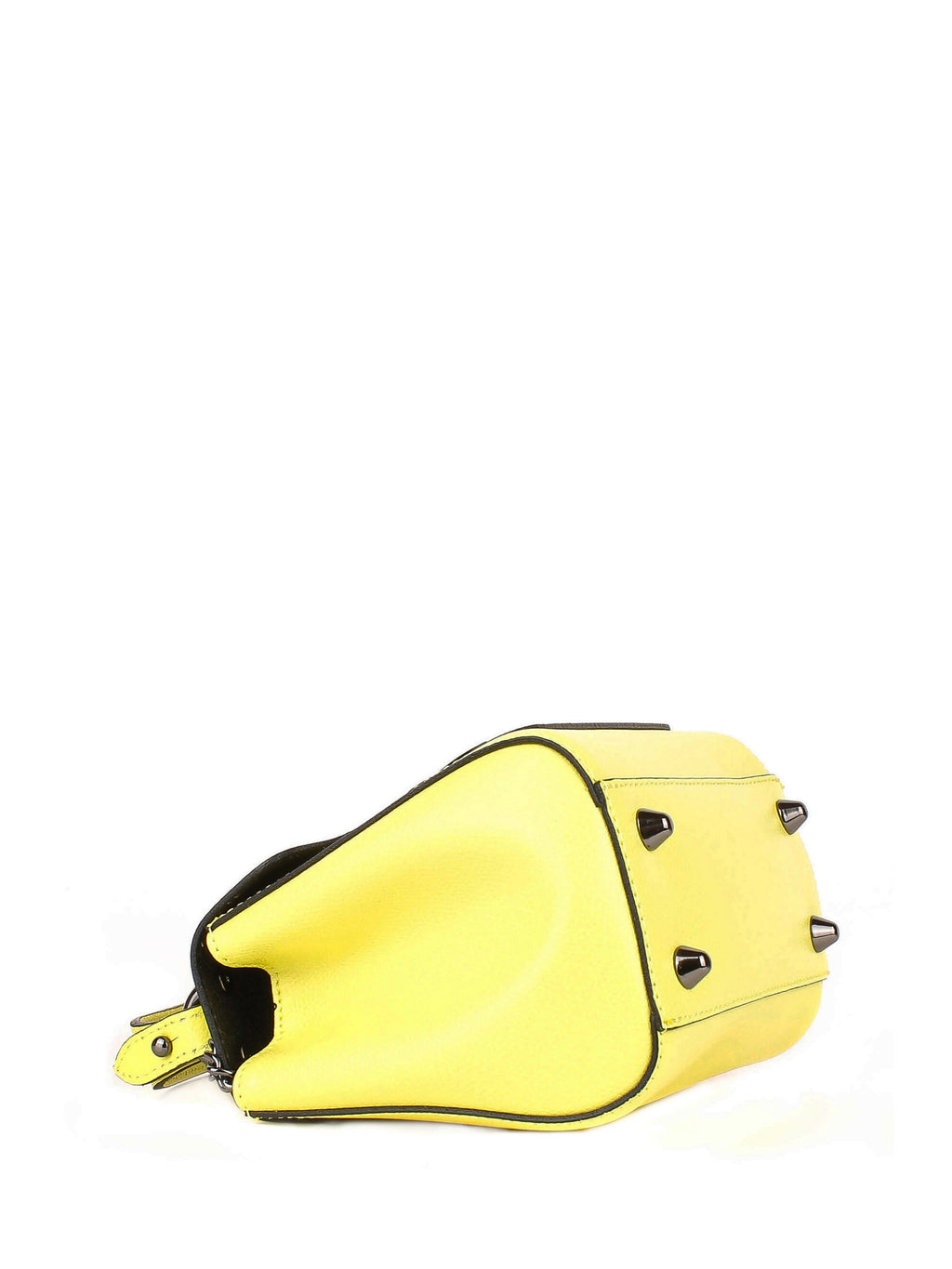 Bolso de mano de piel italiana Amarillo 1991-15-33