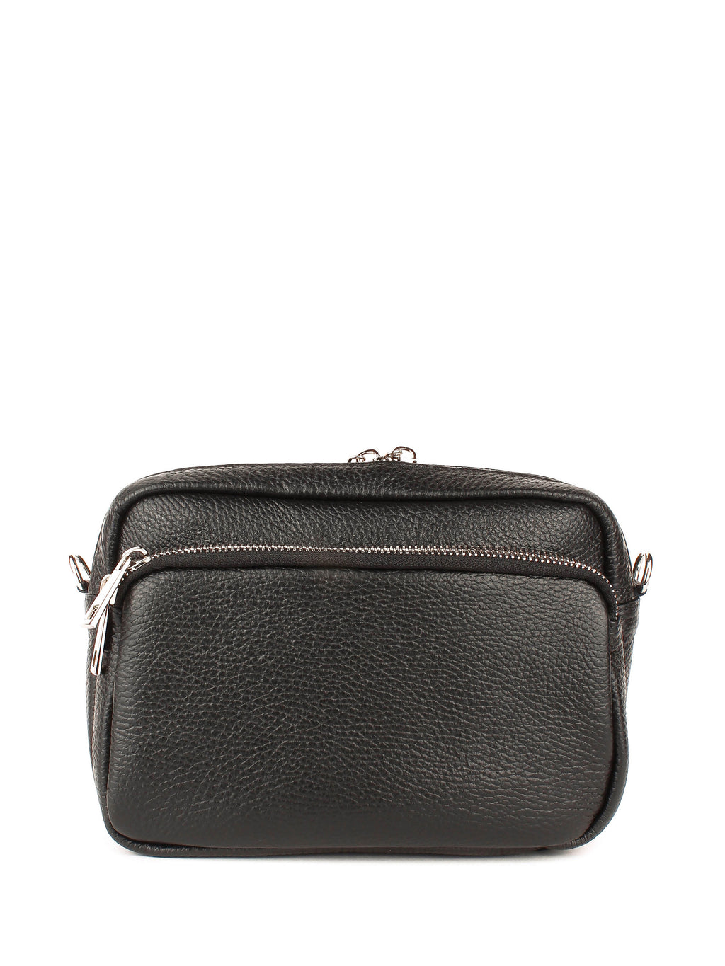 Bandolera de piel italiana Negro 3227-05-32