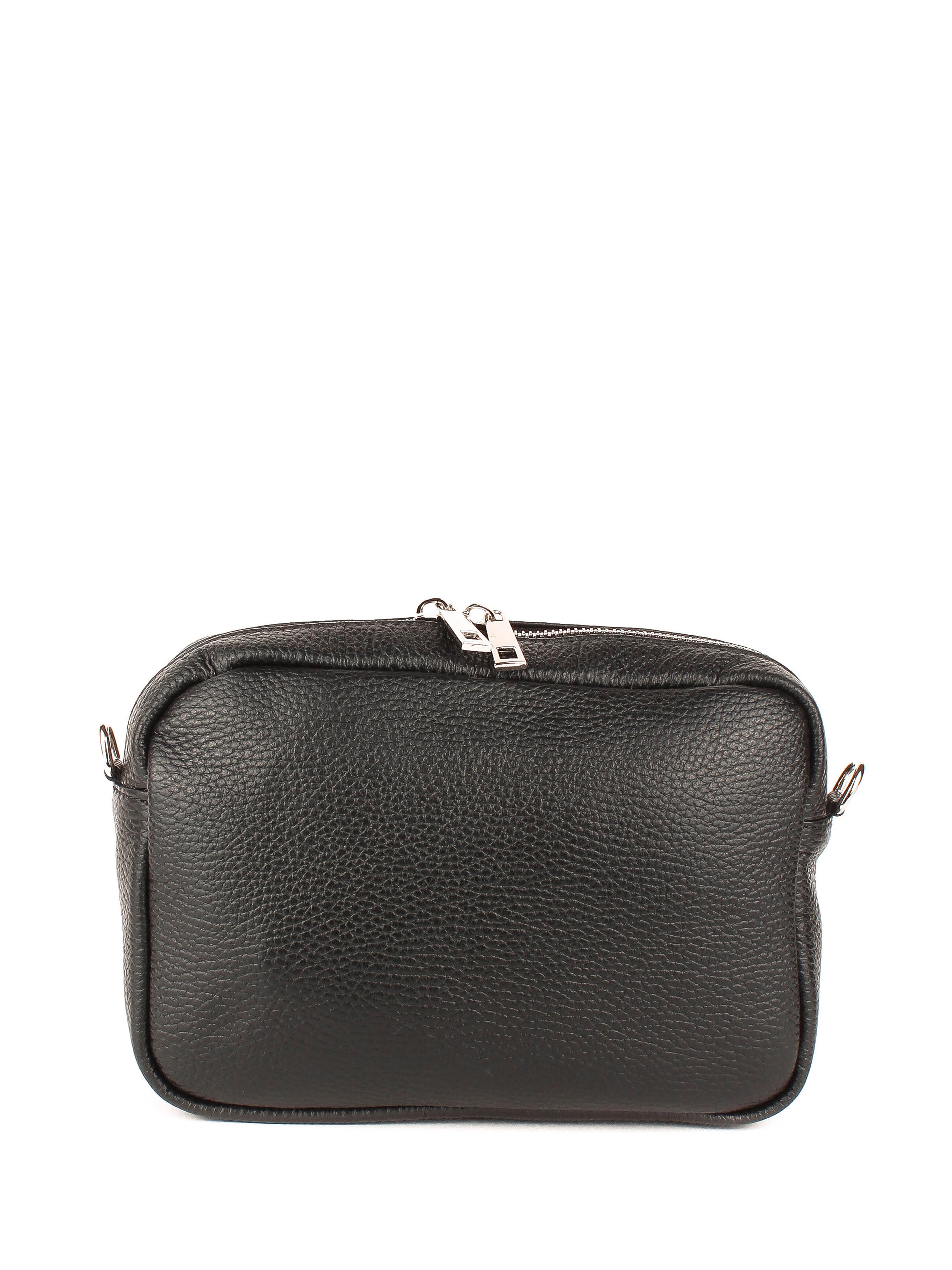 Bandolera de piel italiana Negro 3227-05-32