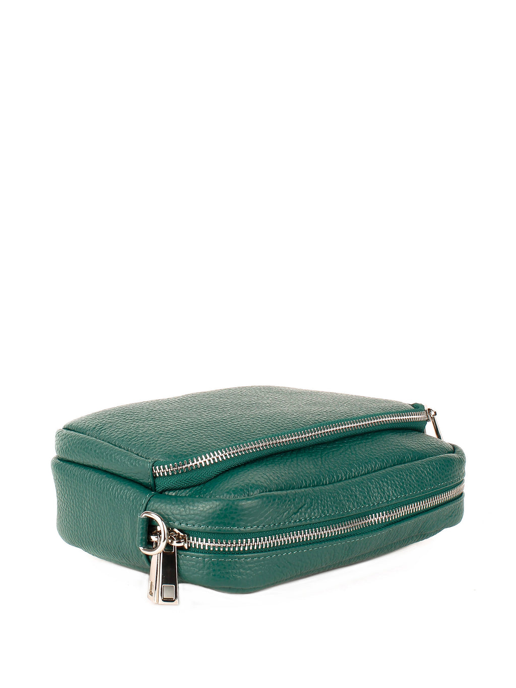 Bandolera de piel italiana Verde 3227-64-32