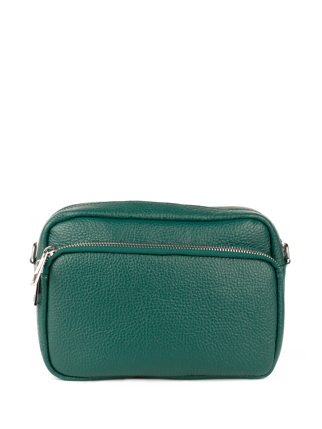 Bandolera de piel italiana Verde 3227-64-32