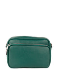 Bandolera de piel italiana Verde 3227-64-32
