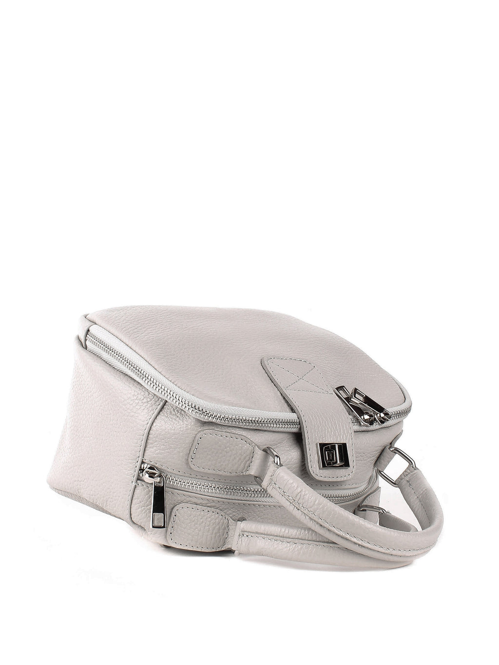 Bolso de mano de piel italiana ARMSTRONG Gris