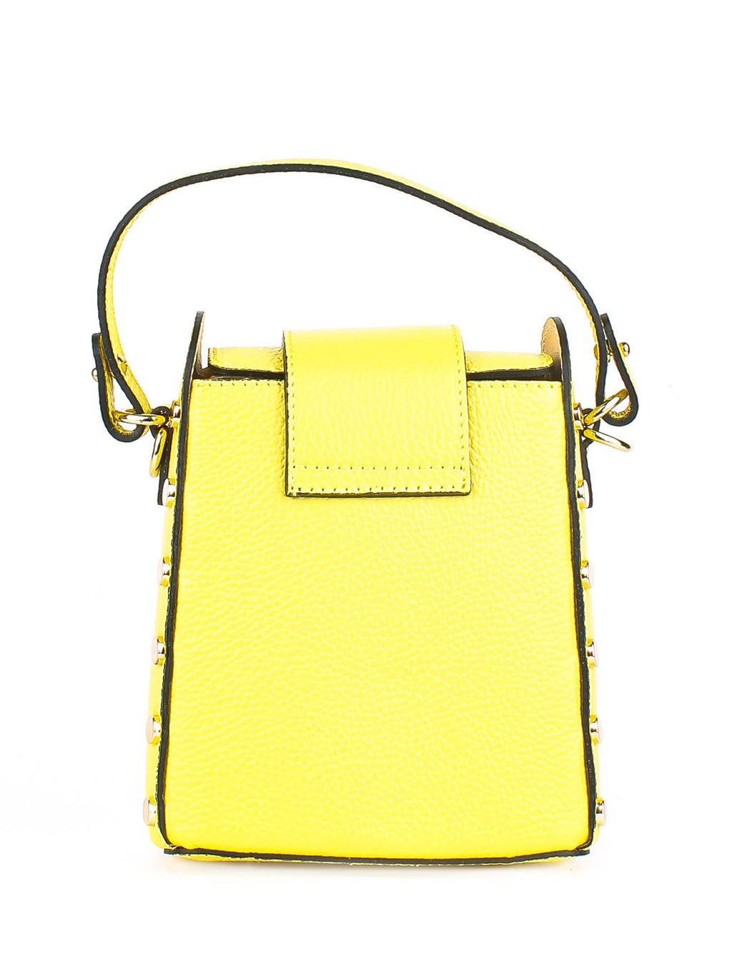 Bandolera de piel italiana Amarillo 8811-15-32