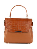 Bolso de mano de piel italiana Rojo 6399-45-101
