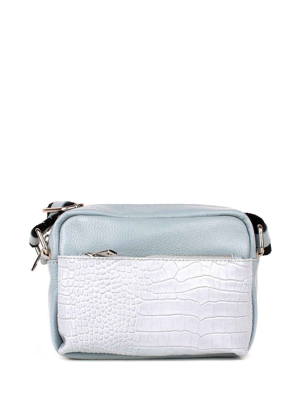 Bandolera de piel italiana Блакитний 1317-17-101