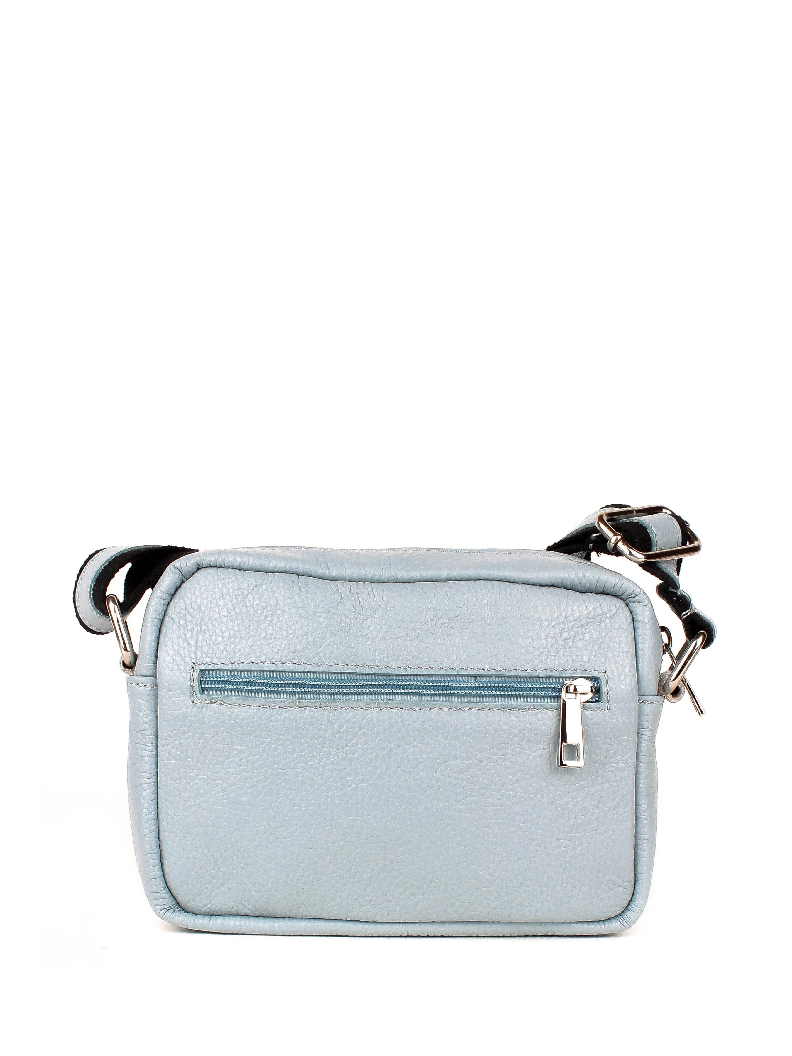 Bandolera de piel italiana Блакитний 1317-17-101