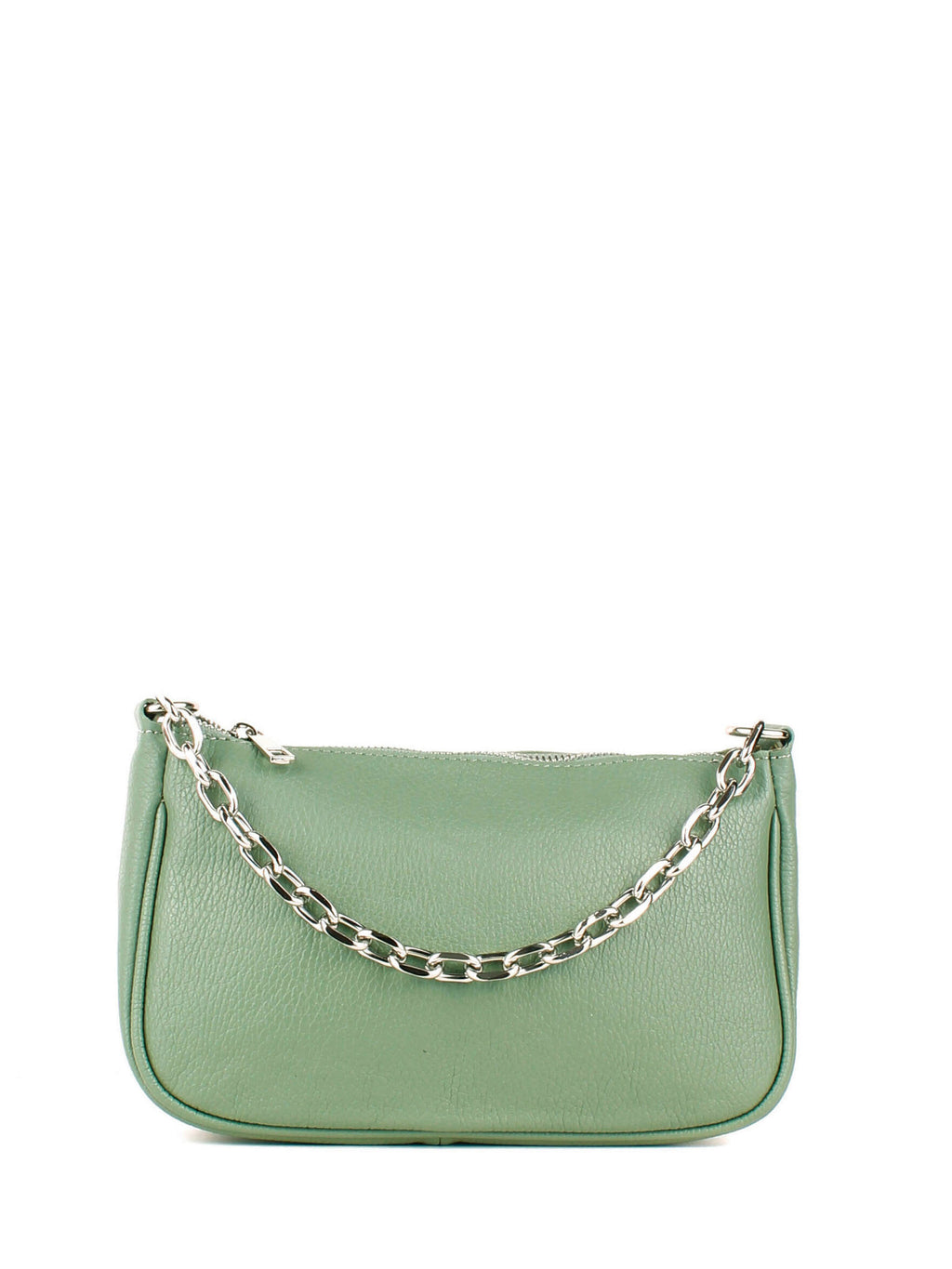 Bandolera de piel italiana Verde 4277-81-32