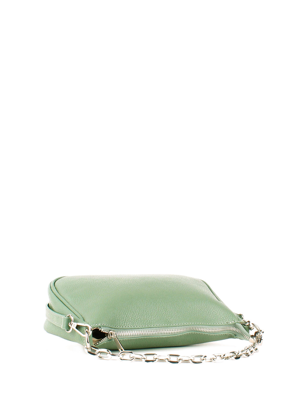 Bandolera de piel italiana Verde 4277-81-32