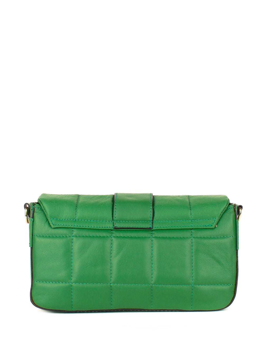 Bandolera de piel italiana Verde 5522-08-37