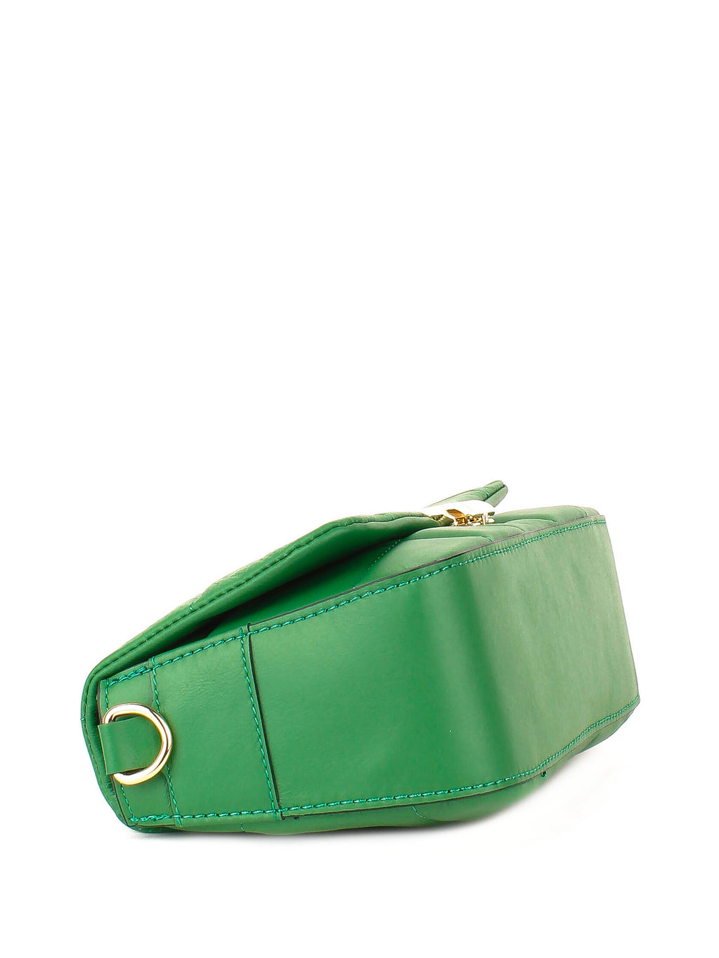 Bandolera de piel italiana Verde 5522-08-37