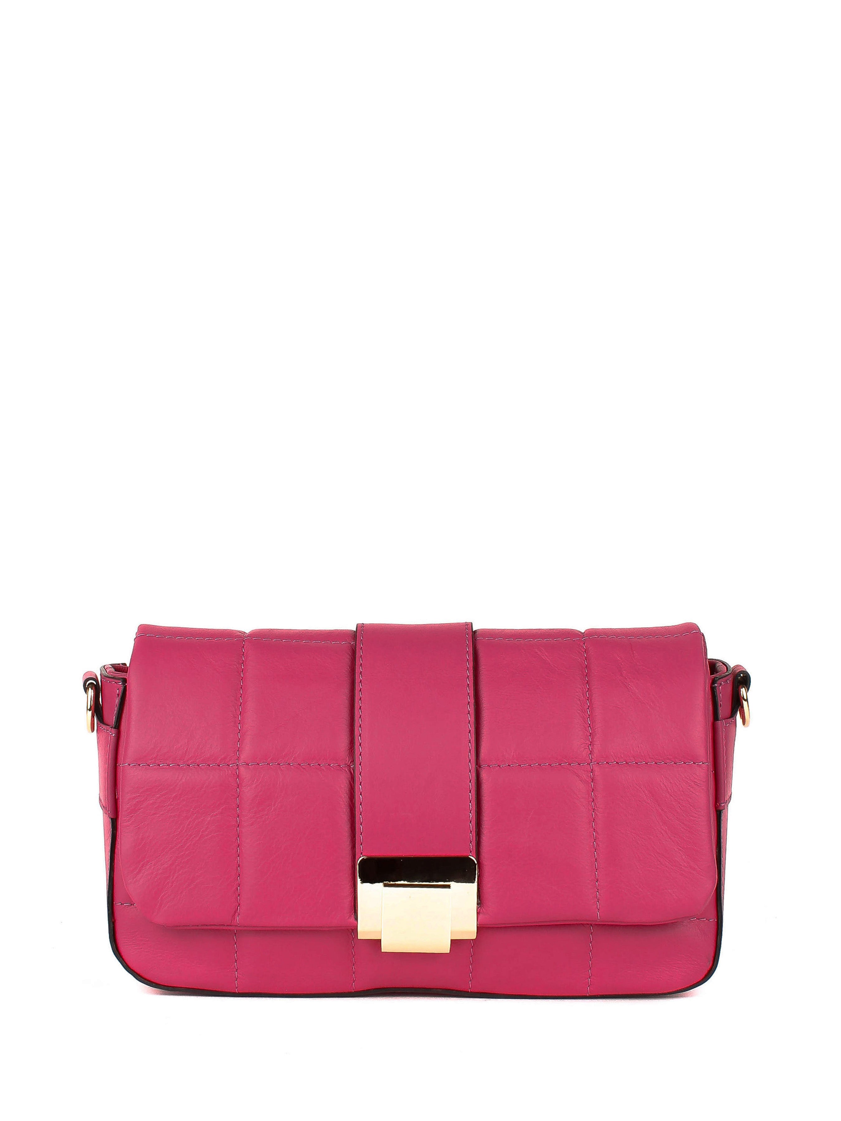 Bandolera de piel italiana Rosa 5522-23-37