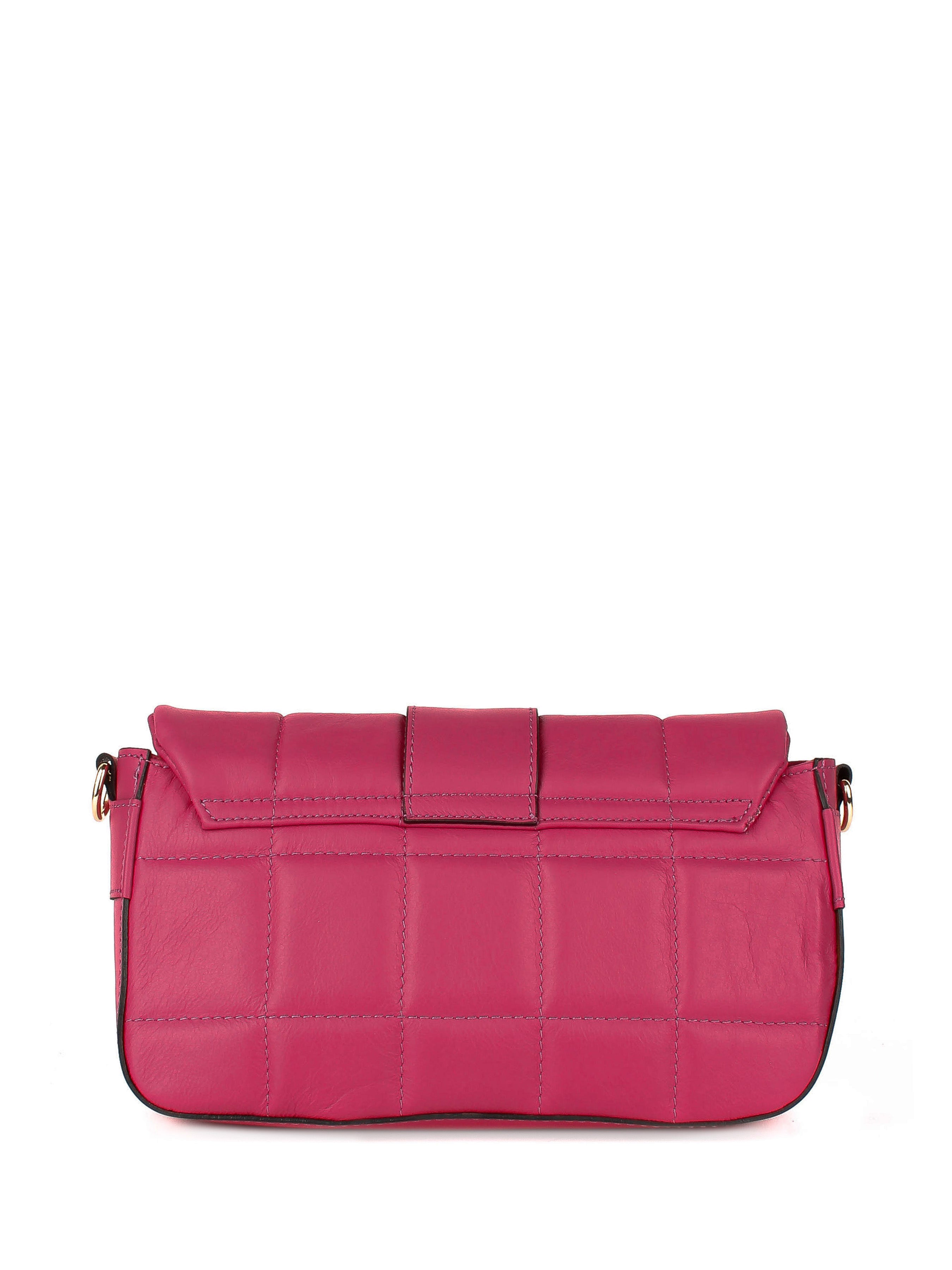 Bandolera de piel italiana Rosa 5522-23-37