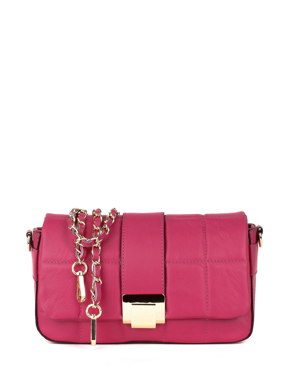 Bandolera de piel italiana Rosa 5522-23-37