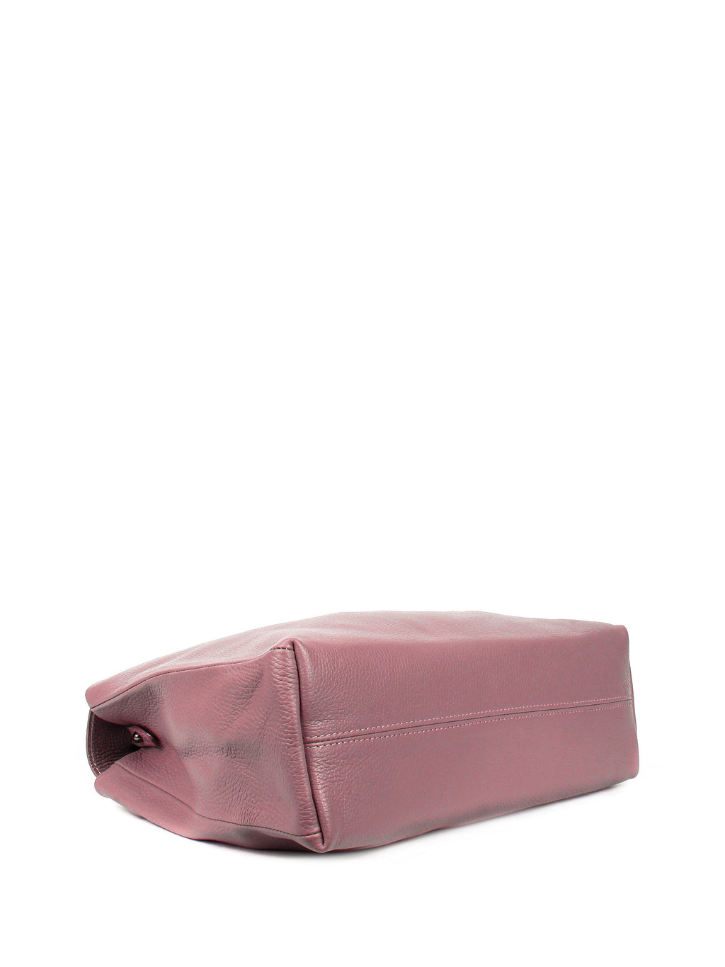 Bolso de mano de piel italiana LUNGA Rosa