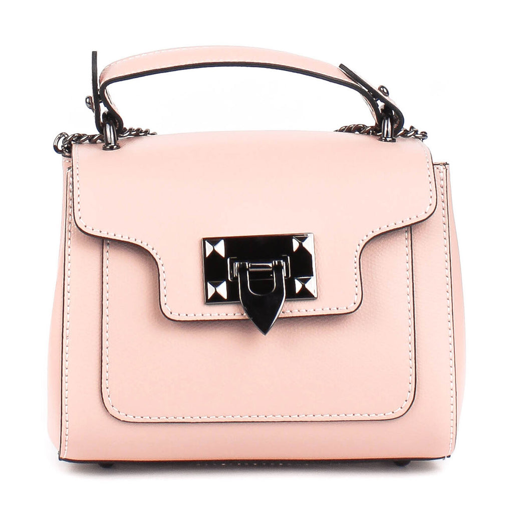 Bolso de mano de piel italiana MASSIG Beige