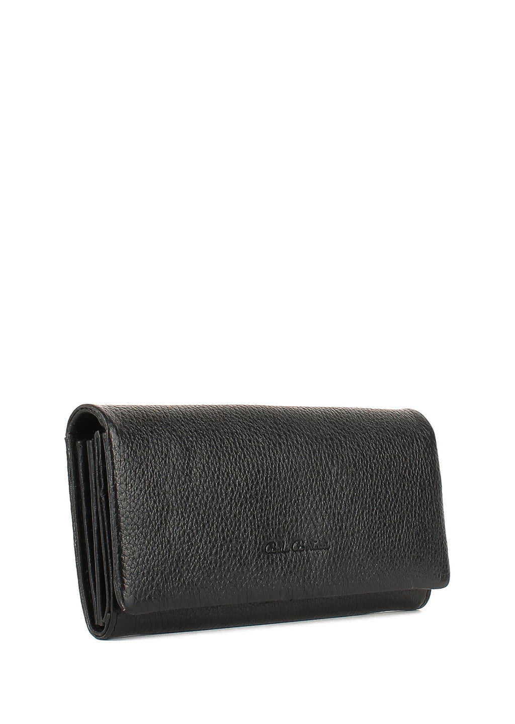 Bandolera de piel italiana Negro 163-01