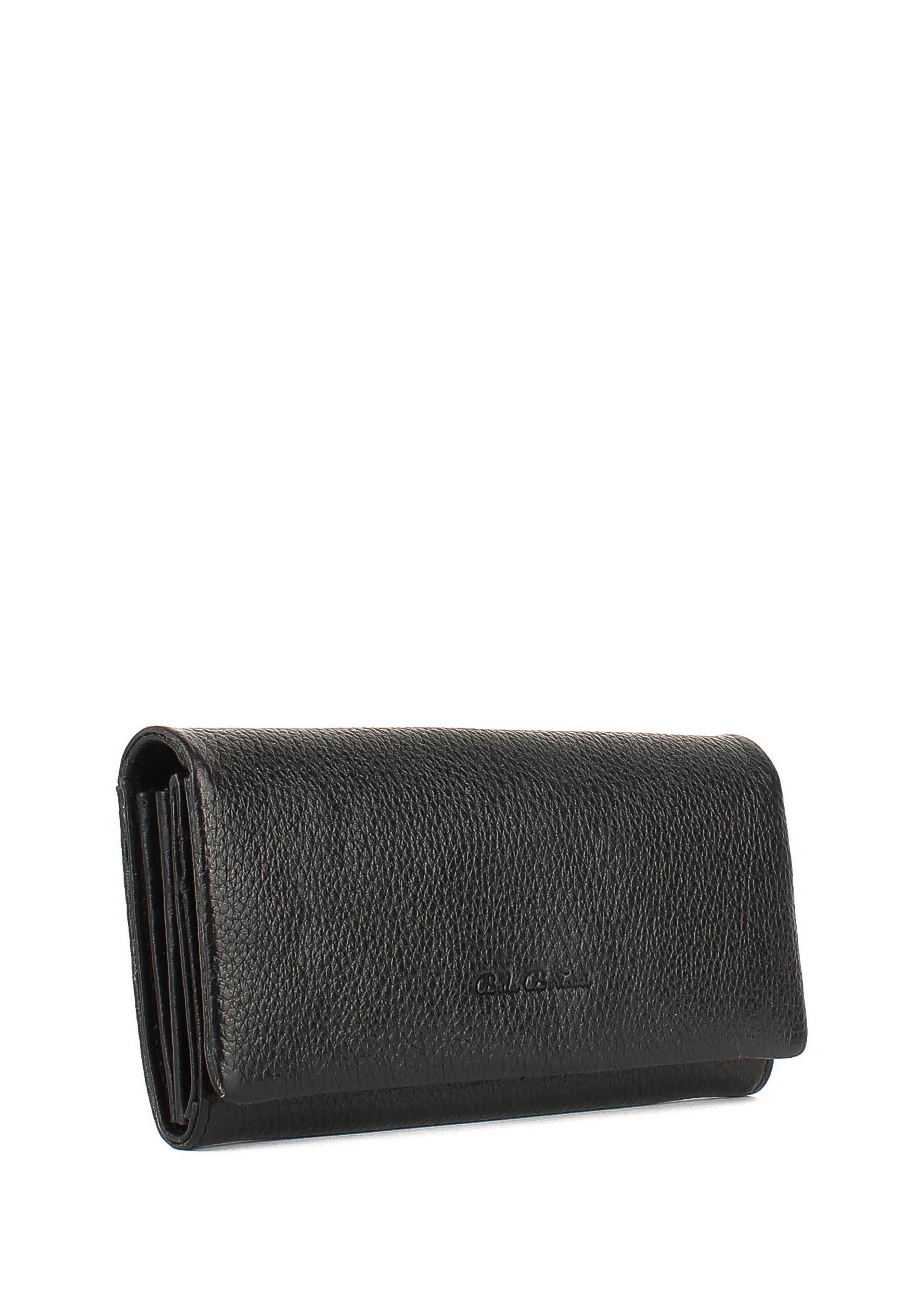 Bandolera de piel italiana Negro 163-01