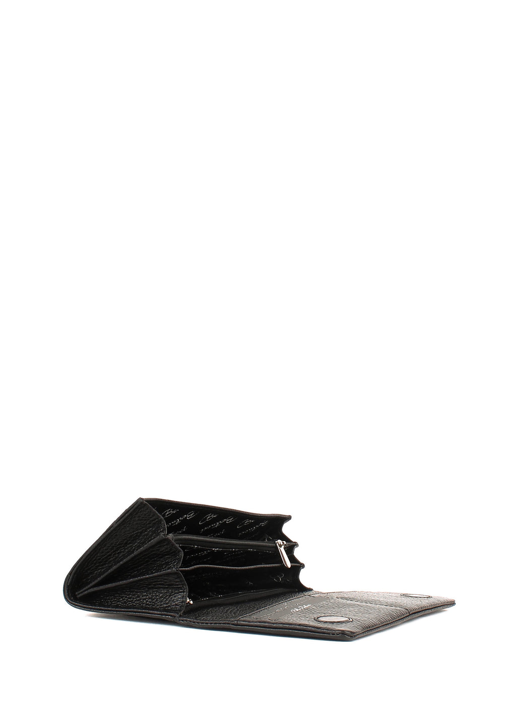 Bandolera de piel italiana Negro 163-01