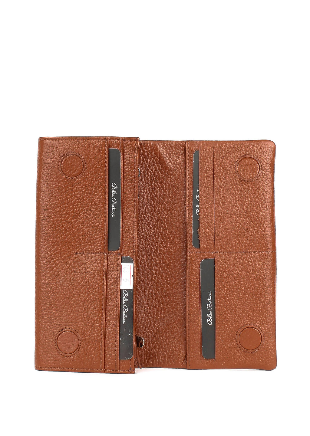 Bandolera de piel italiana Rojo 163-5