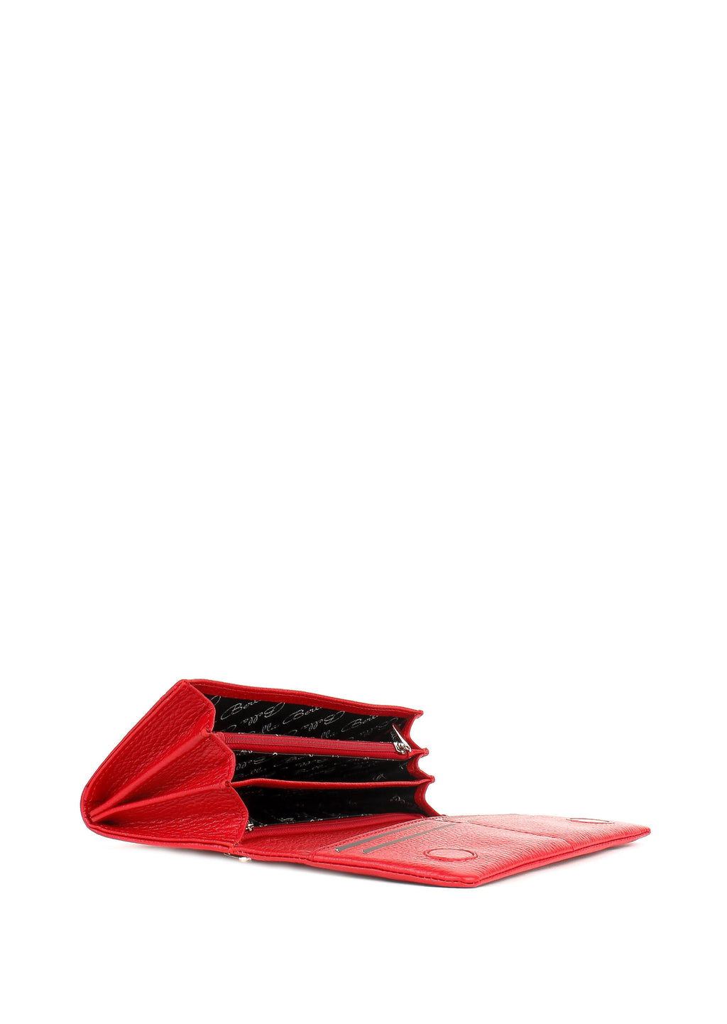 Bandolera de piel italiana Rojo 163-4