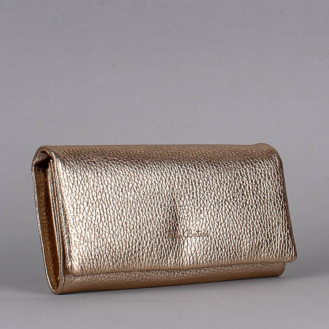 Bandolera de piel italiana Amarillo 163-674