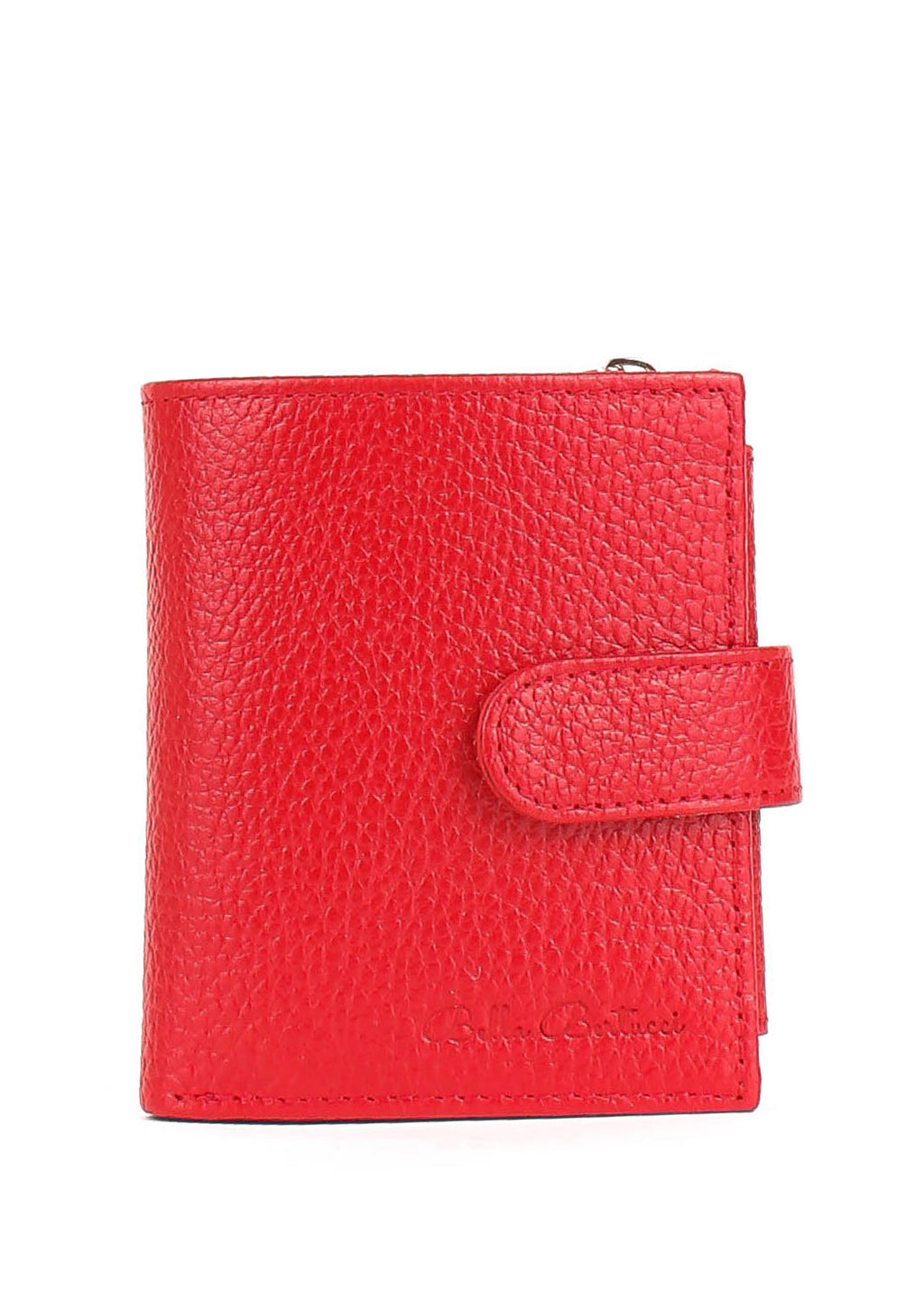 Bandolera de piel italiana Rojo 166-4