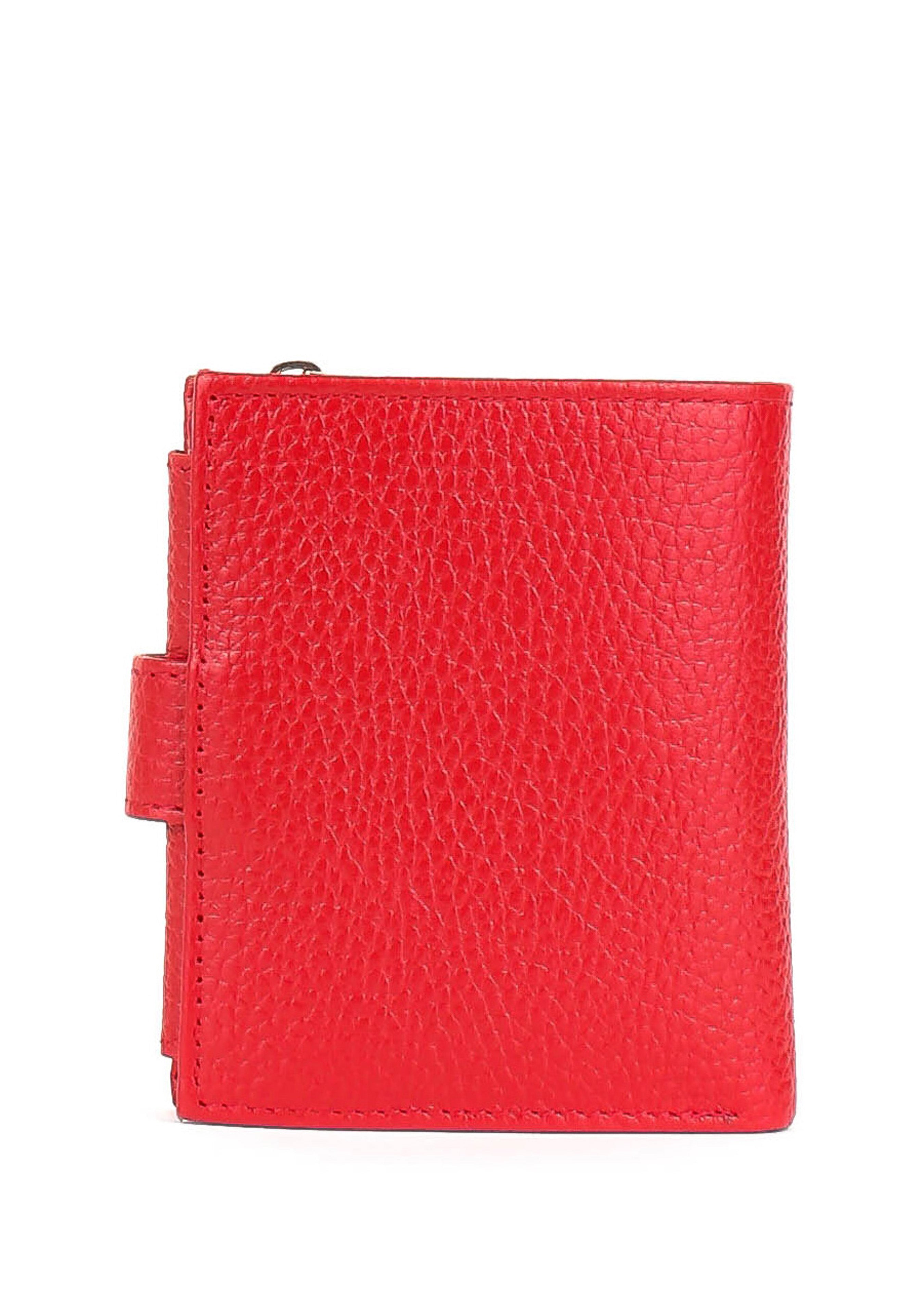 Bandolera de piel italiana Rojo 166-4