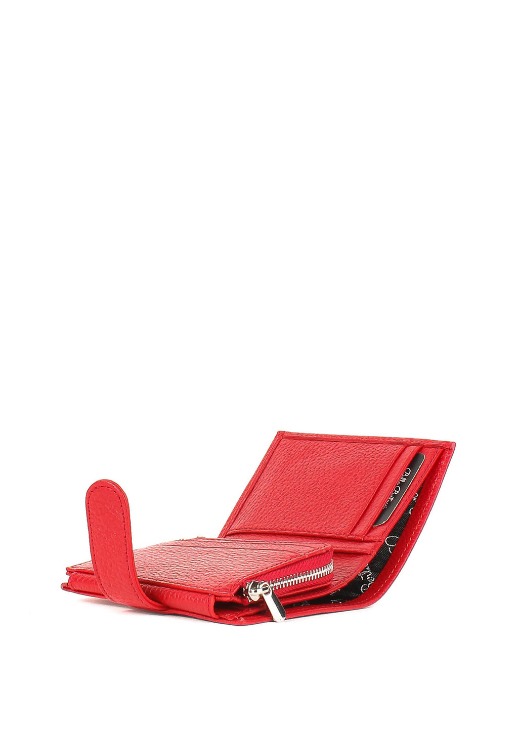 Bandolera de piel italiana Rojo 166-4