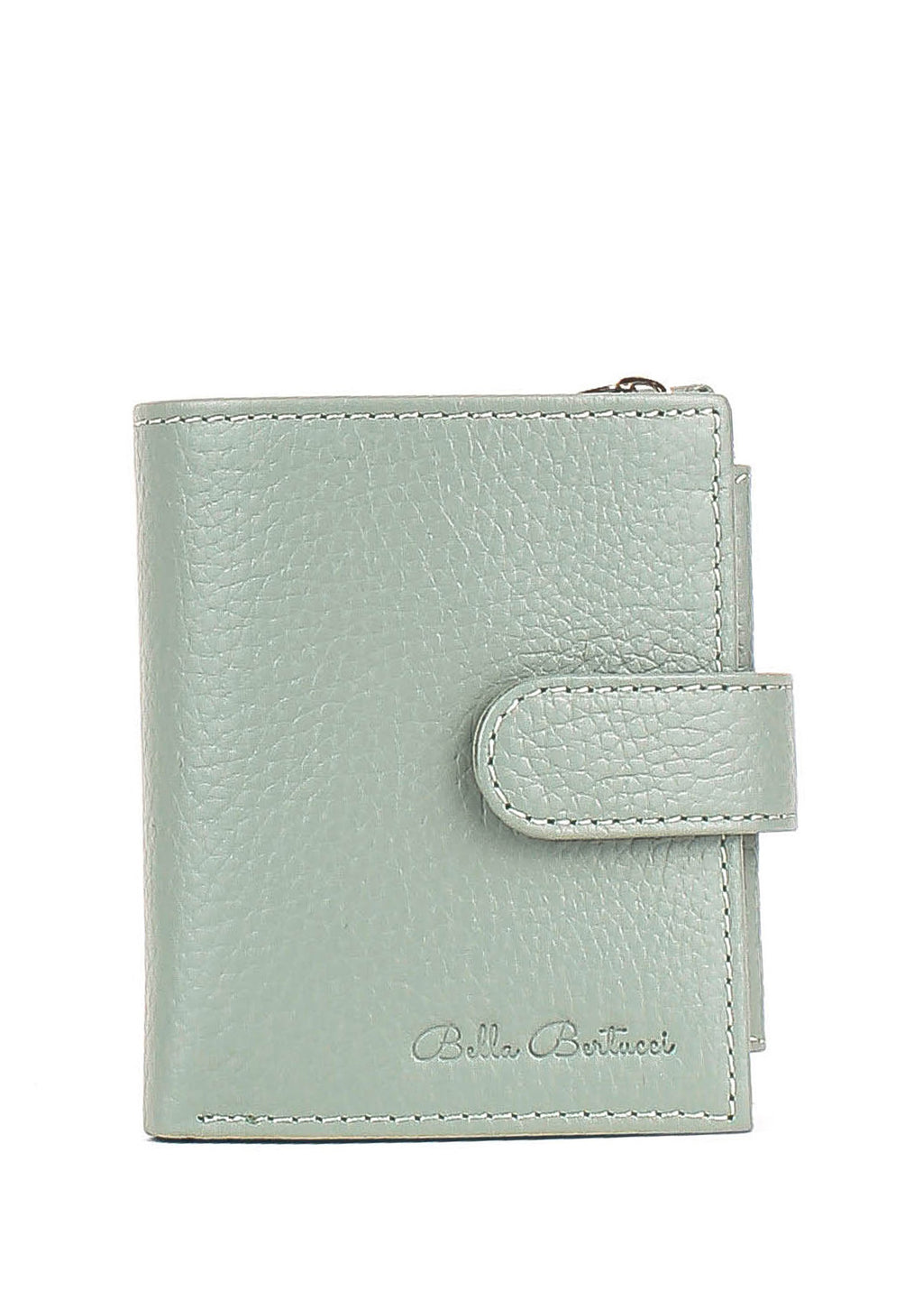 Bandolera de piel italiana Verde 166-752