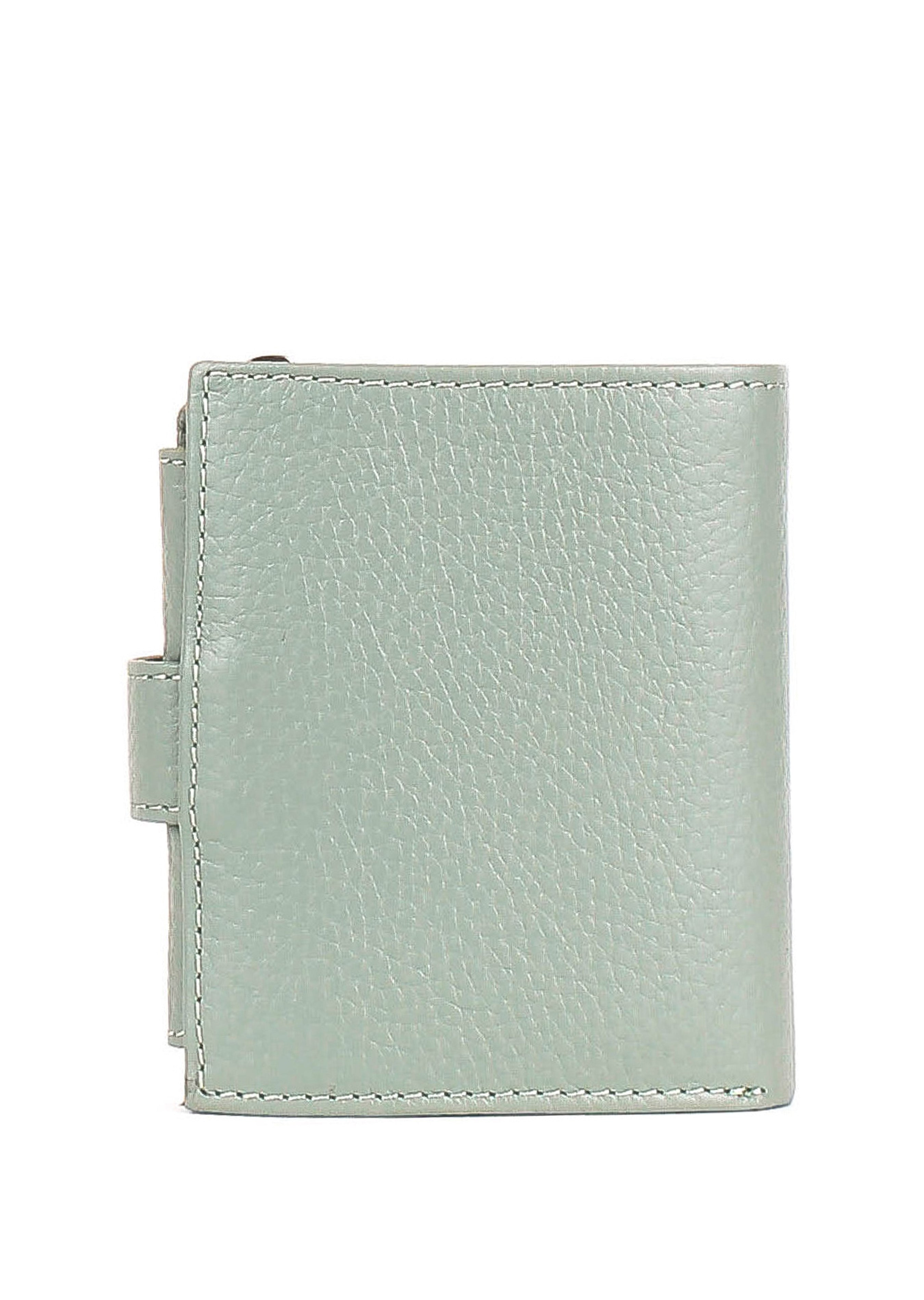 Bandolera de piel italiana Verde 166-752