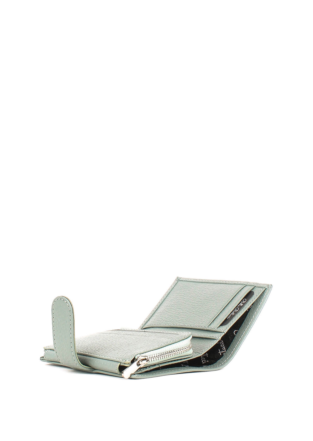 Bandolera de piel italiana Verde 166-752