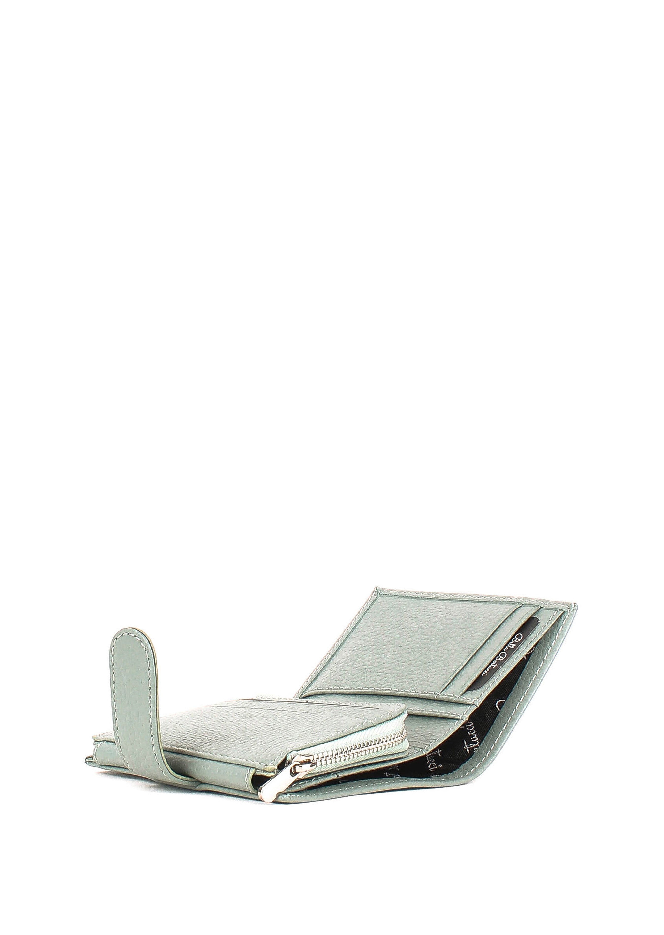 Bandolera de piel italiana Verde 166-752