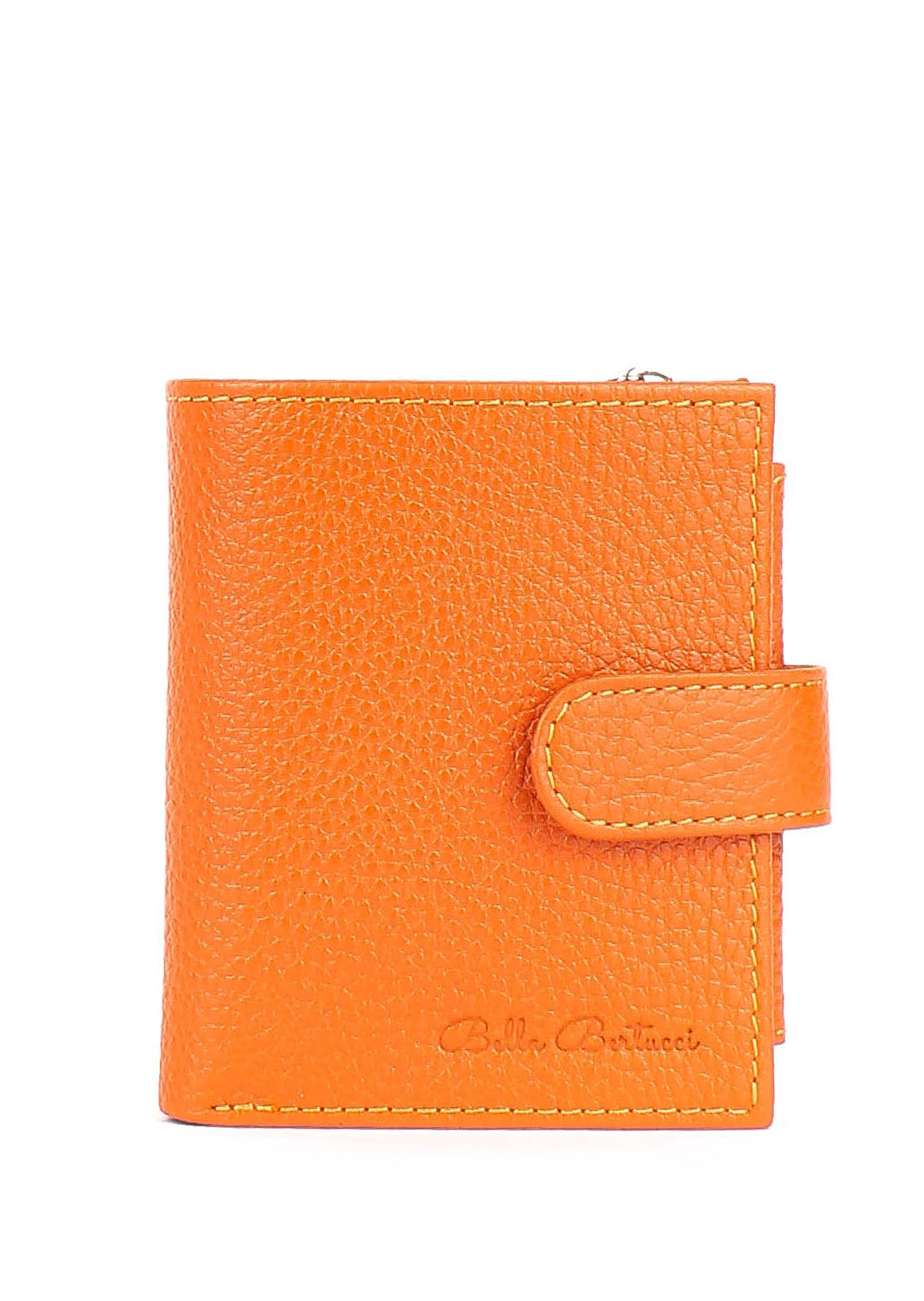 Bandolera de piel italiana Amarillo 166-374