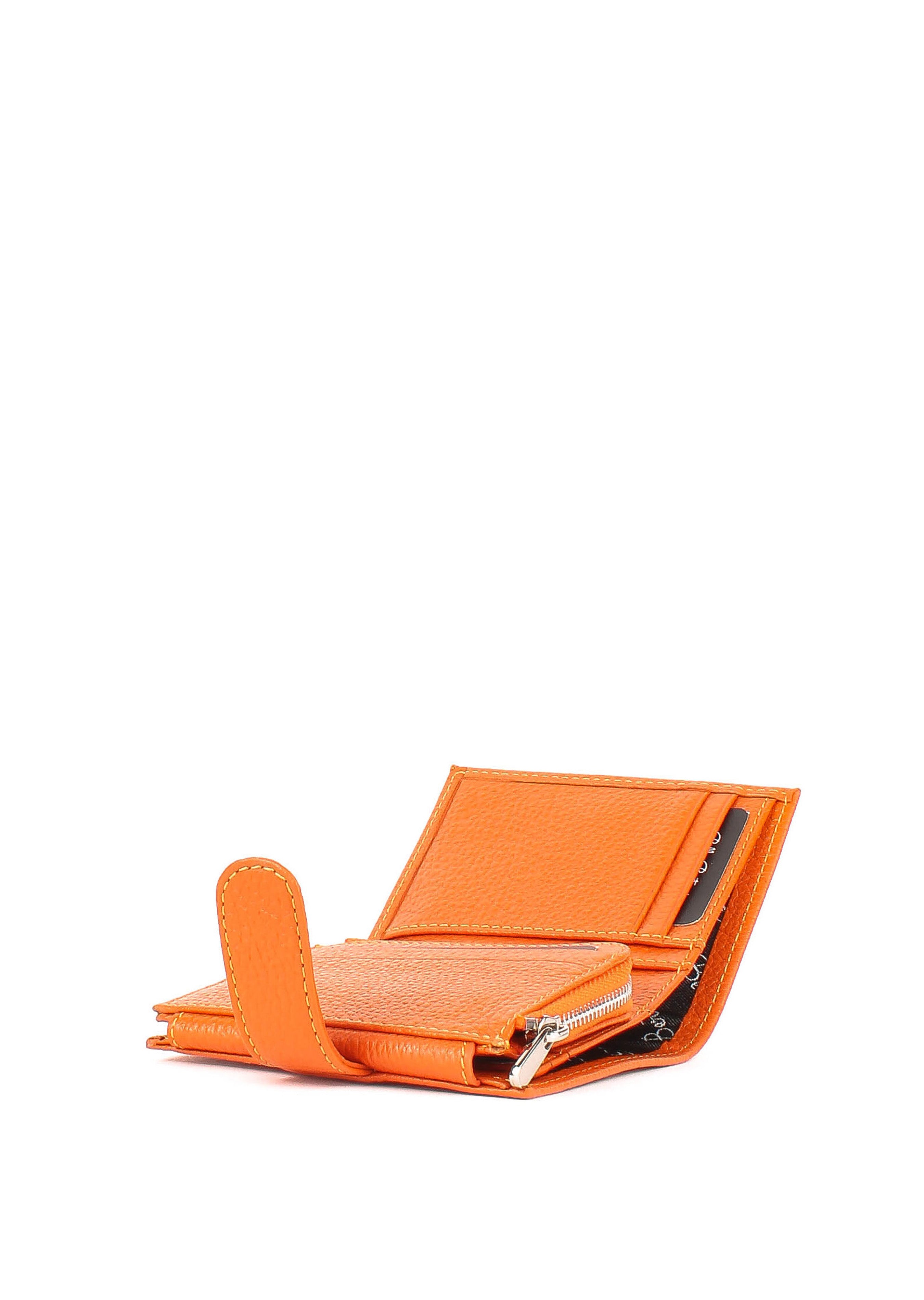 Bandolera de piel italiana Amarillo 166-374