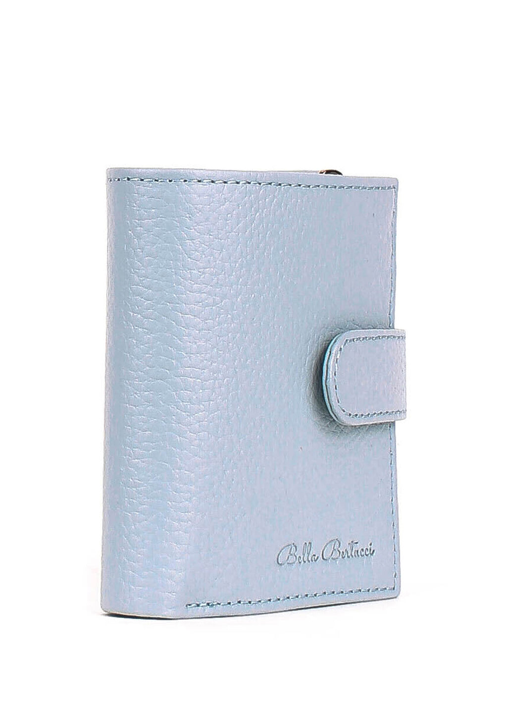 Bandolera de piel italiana Блакитний 166-690