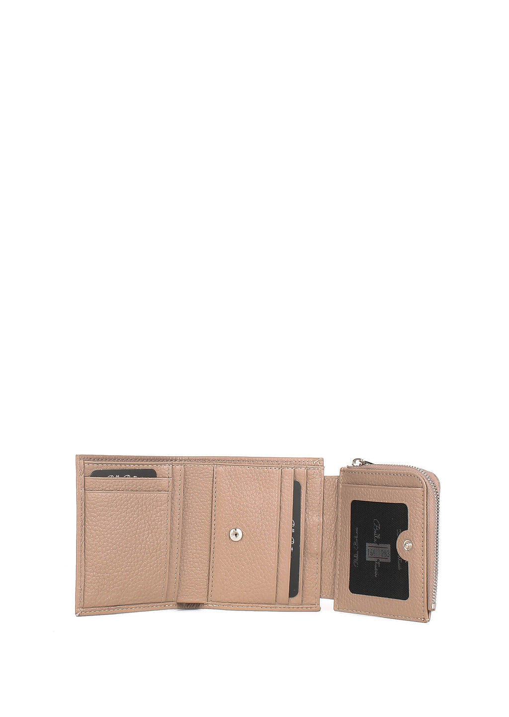 Bandolera de piel italiana Gris 166-283