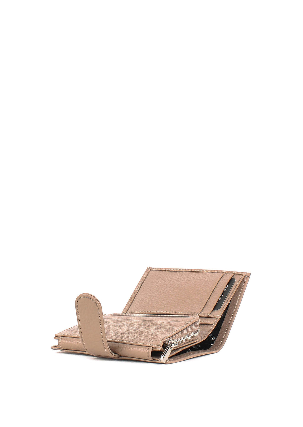 Bandolera de piel italiana Gris 166-283