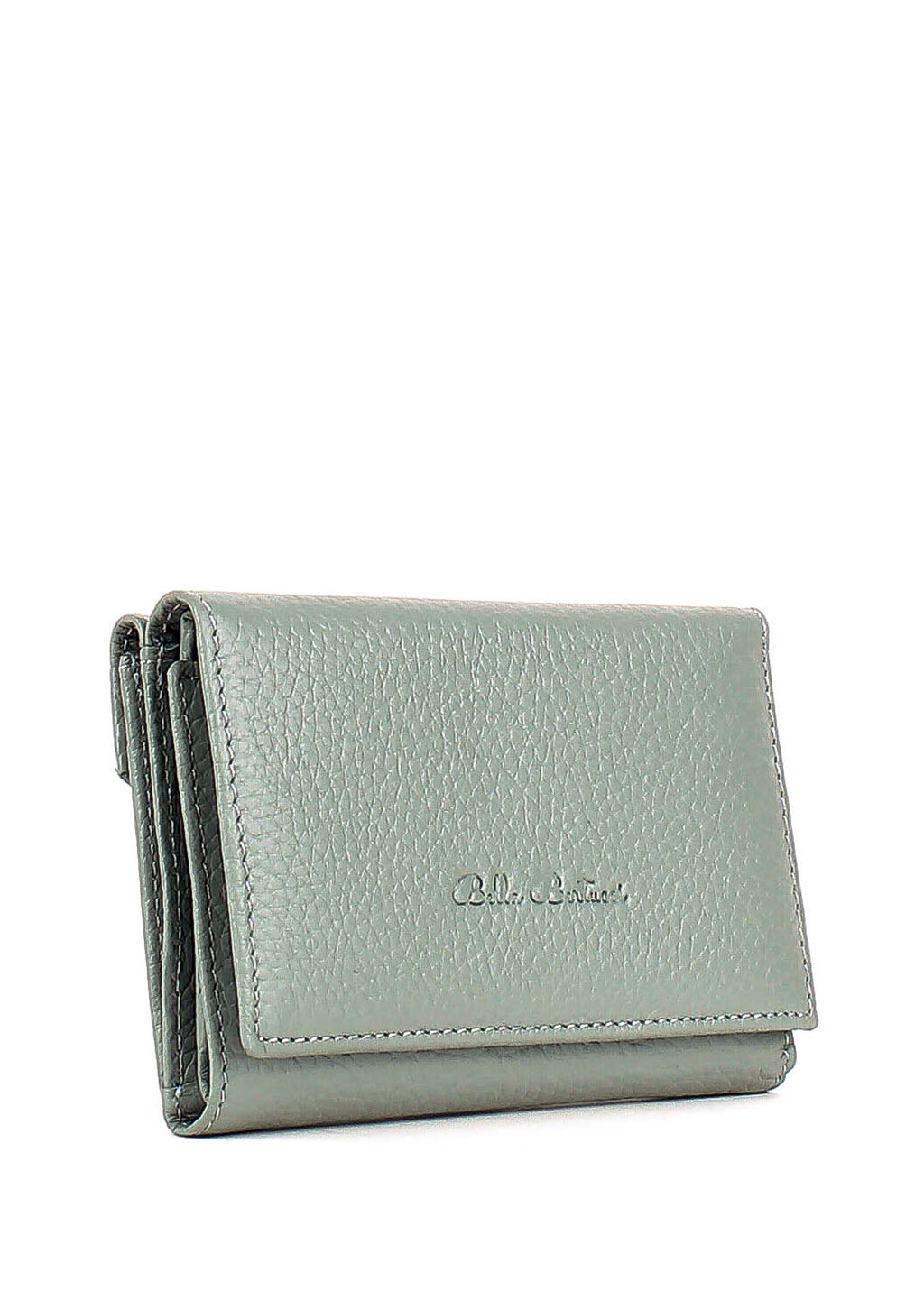 Cartera de piel italiana Verde 305-752