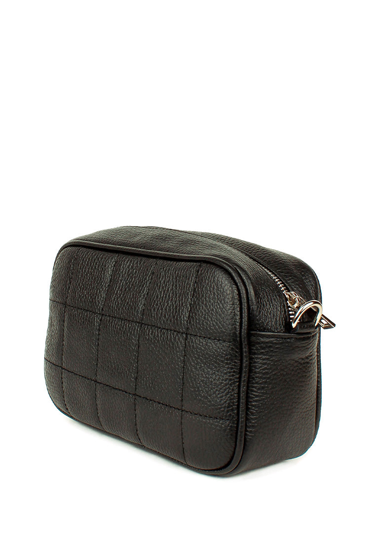 Bandolera de piel italiana Negro 2843-05-37