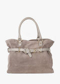 Bolso de mano de piel italiana Gris 6625-18-47