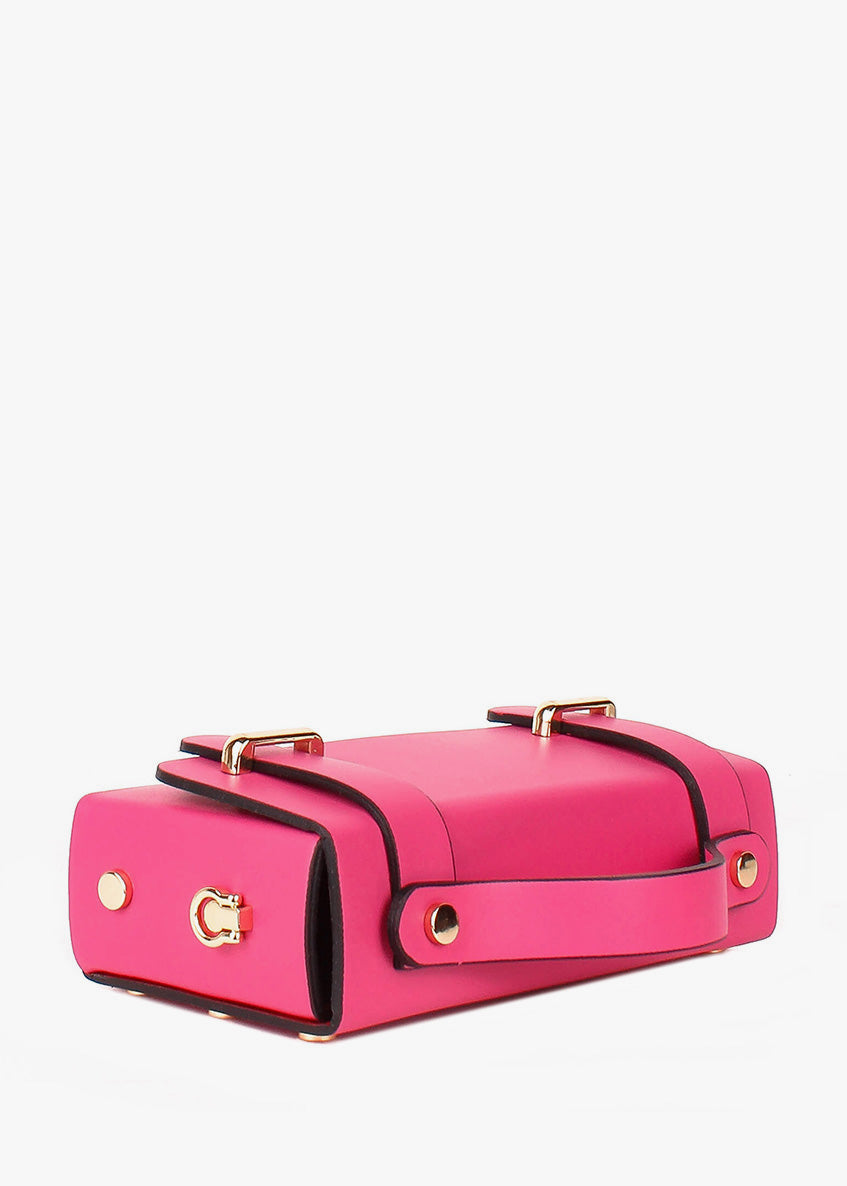 Bandolera de piel italiana Rosa 4242-23-31