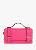 Bandolera de piel italiana Rosa 4242-23-31