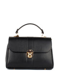 Bolso de mano de piel italiana Negro 4222-05-32