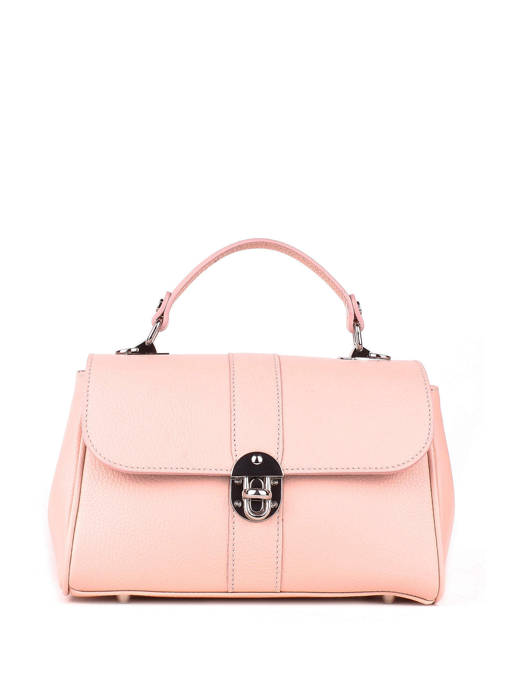 Bolso de mano de piel italiana Polvoriento 4222-09-32