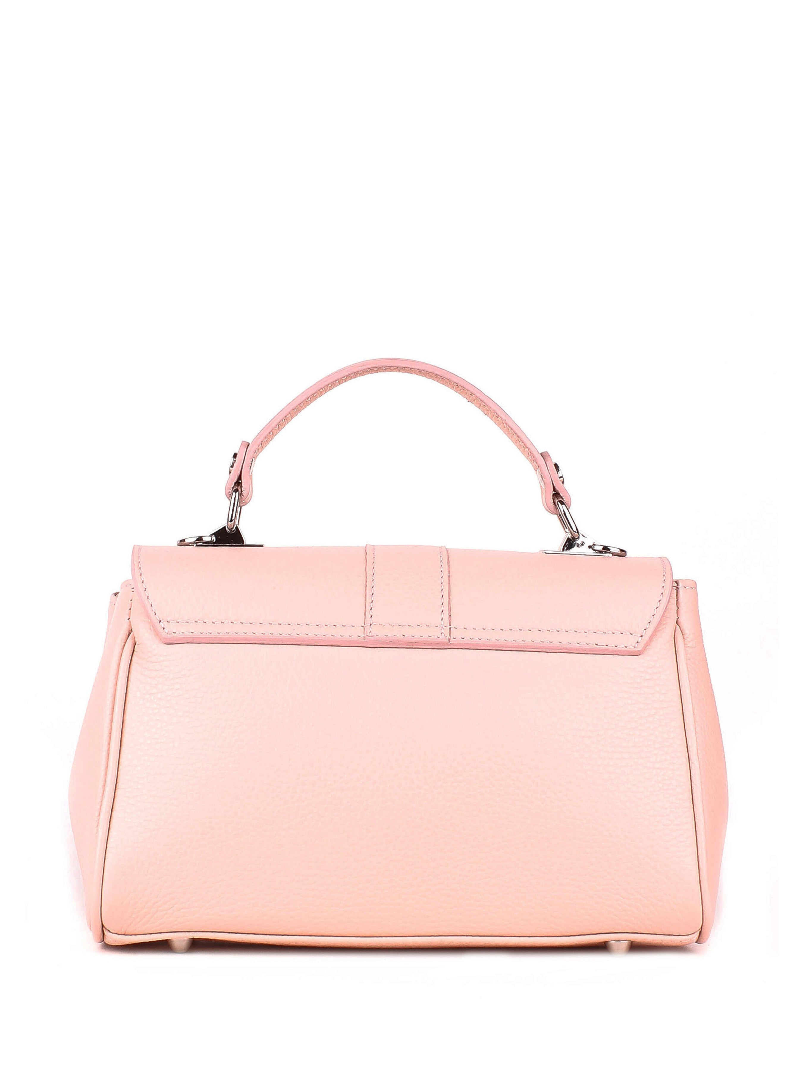 Bolso de mano de piel italiana Polvoriento 4222-09-32